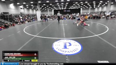 170 lbs Semifinal - Addeline Graser, Nebraska Wrestling Academy vs Jael Miller, Bad Karma Wrestling Club