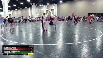 106 lbs Round 2 (16 Team) - Jude Heaston, Indiana Smackdown Gold vs Chance Zimmerman, Team Nauman Blue