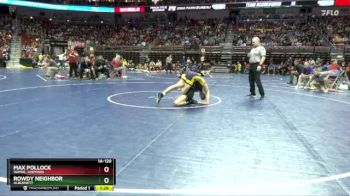 1A-120 lbs Quarterfinal - Rowdy Neighbor, Alburnett vs Max Pollock, Wayne, Corydon