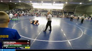 215 lbs Round 2 - Robert Seth Montierth, Ridgeline vs Carter Percival, Davis Wrestling Club