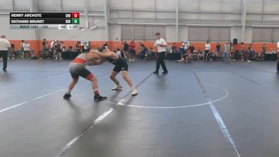 120 lbs Round 5 - Giovanni Brunst, Westshore Wrestling vs Henry Archote, Rogue Wrestling