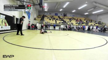 170 lbs Semifinal - Shantelle Nguyen, Bentonville Girls vs Cooper Potts, Collinsville HS Girls