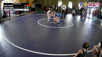 121-131 lbs Round 3 - Daisy Joseph, Kiski Area vs Leila Crowe, Knoch Knights