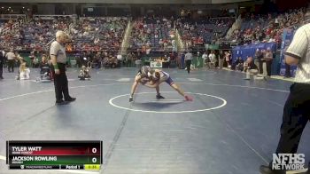 4A 126 lbs Cons. Round 2 - Tyler Watt, Wake Forest vs Jackson Rowling, Hough