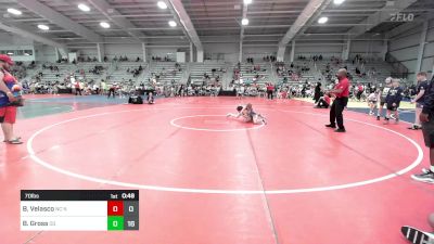 70 lbs Round Of 16 - Benex Velasco, NC National Team vs Brody Gross, Ohio Gold