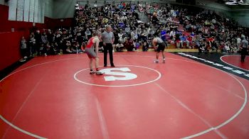 160 lbs Champ. Round 1 - Grayson Eiler, Fort Cherry Hs vs Brady Rightweiser, Burgettstown Hs