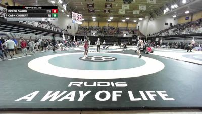 215 lbs Round Of 32 - Derek Owumi, Saint James School vs Cash Colbert, Paul VI Catholic High School