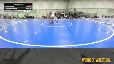 96 lbs Final - Cru Foster, OK Elite 12U 1 vs Ashur Whitmer, POWA 12U