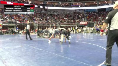 2A-190 lbs Cons. Semi - Broedy Hendricks, Humboldt vs Brendan Lamfers, Sioux Center