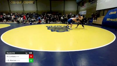 288 lbs Round Of 16 - Redmond Lindsey, Bixby (OK) vs Devin Alarcon, Clovis North