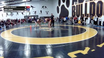 117 B Champ. Round 1 - Isabella Mcnutt, Gannon vs Addy Crane, John Carol University