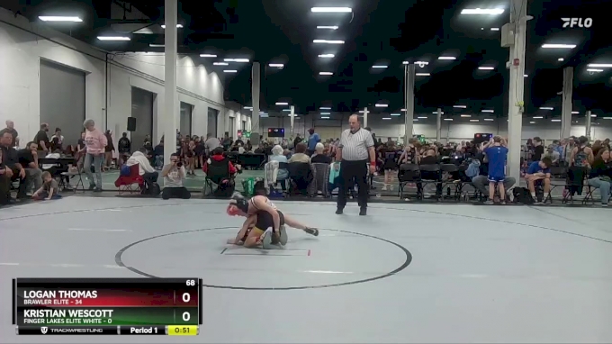 68 lbs Round 4 (10 Team) - Kristian Wescott, Finger Lakes Elite White ...