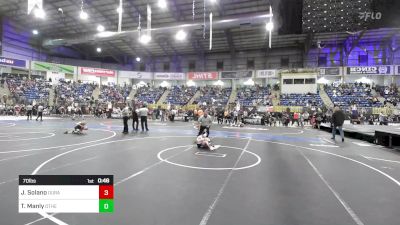 70 lbs Consi Of 8 #1 - Julian Solano, Duran Elite vs Tayson Manly, Other Team