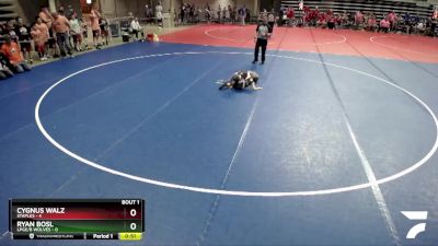 50 lbs Quarterfinals (8 Team) - Cygnus Walz, Staples vs Ryan Bosl, LPGE/B Wolves