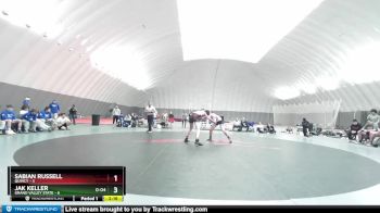 141 lbs Round 1 (8 Team) - Sabian Russell, Quincy vs Jak Keller, Grand Valley State