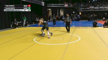 6A 157 lbs Cons. Round 3 - Luis Garcia, Clute Brazoswood vs Kaleb Smith, San Antonio Johnson