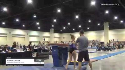 Maddie Dukart - Vault, American Gold #903 - SUU - 2021 USA Gymnastics Development Program National Championships