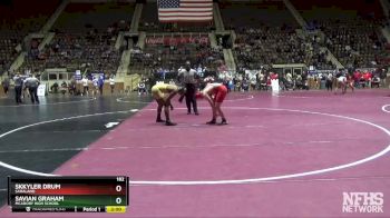 182 lbs Champ. Round 1 - SAVIAN GRAHAM, McAdory High School vs Skkyler Drum, Saraland
