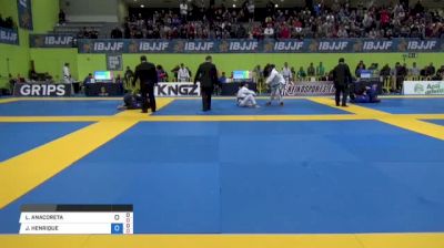 LUCA ANACORETA vs RENATO GUIMARAES 2018 European Jiu-Jitsu IBJJF Championship