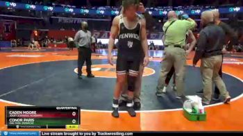 2 lbs Quarterfinal - Caden Moore, Joliet (Catholic Academy) vs Conor Paris, Oak Park (Fenwick)