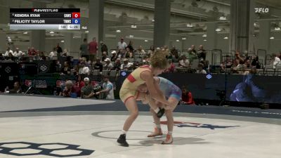 50 kg 3rd Place Match - Kendra Ryan, Cardinal WC vs Felicity Taylor, Titan Mercury Wrestling Club (TMWC)