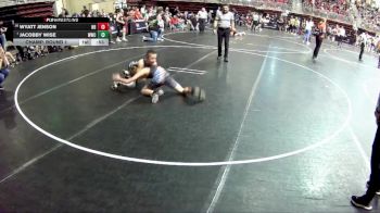 112 lbs Champ. Round 1 - Jacobby Wise, Wahoo Wrestling Club vs Wyatt Jenson, Nebraska Boyz