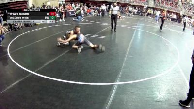 112 lbs Champ. Round 1 - Jacobby Wise, Wahoo Wrestling Club vs Wyatt Jenson, Nebraska Boyz
