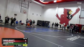 215 lbs Cons. Round 2 - Hayden Dwyer, SHELBYVILLE vs Parker Bennett, Edgewood Wrestling Club
