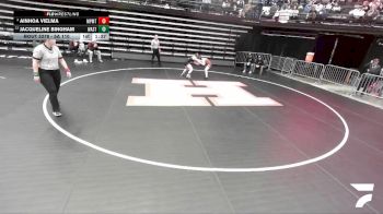 5A 110 lbs Cons. Round 3 - Jacqueline Bingham, Wasatch vs Ainhoa Vielma, Maple Mountain