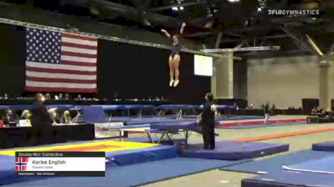 Karlee English - Double Mini Trampoline, Powerhouse - 2021 USA Gymnastics Championships