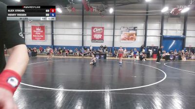 84 lbs Alex Strobl, North Carolina Blue vs Henry Riesen, Indiana
