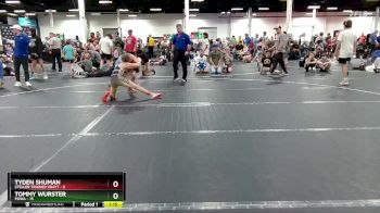 96 lbs Round 1 (8 Team) - Tommy Wurster, POWA vs Tyden Shuman, Steller Trained Krayt