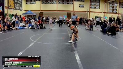 44-48 lbs Cons. Round 3 - Brooks Giberson, All I See Is Gold vs Jax Simancek, Mat Rats