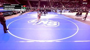 126 lbs Cons. Round 1 - Braelynn Wicks, Fredonia-6 vs Kelly Mahecha, Arlington-1