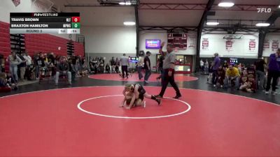 24 lbs Round 3 - Braxton Hamilton, Mount Pleasant Wrestling Club vs Travis Brown, New London Tigers