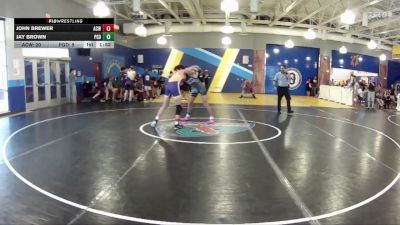 144 lbs Round 1 (8 Team) - John Brewer, Athens Christian vs Jay Brown, Panhandle Gator Dogs