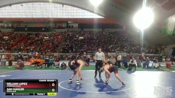 3A 182 lbs Champ. Round 1 - William Lopez, American Falls vs Sam Mahler, Fruitland