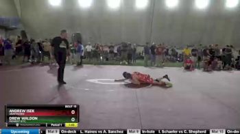 109 lbs Champ. Round 1 - Andrew Isek, Unattached vs Drew Waldon, Midwest R.T.C.