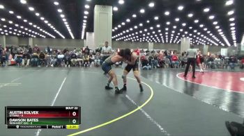 141 lbs 2nd Wrestleback (16 Team) - Austin Kolvek, Ottawa vs Dawson Bates, Reinhardt (GA)