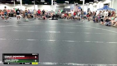 126 lbs Round 2 (6 Team) - Logan Krupka, Grease Monkey`s vs Stanley Padakowski, Spear Mat Club