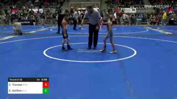 58 lbs Prelims - Christian Thomas, Nebraska Boyz vs Emiliano Antillon, Black Fox