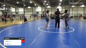 155 kg Rr Rnd 2 - Teni Ajayi, Greg Gomez Trained vs Madison Diaz, Waverly Area Wrestling Club