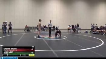 173 lbs Quarters & 1st Wb (16 Team) - Jabore Brown, Tropics Wrestling vs Jase West, Citrus