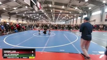 38 lbs Quarterfinal - Nolan Spangler, Empire Wrestling Club vs Dominic Luna, Katy Area Wrestling Club