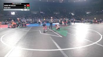 4A/3A/2A/1A Girls 100 Champ. Round 1 - Eilie May, La Grande Girls vs Sadie Reynolds, Tillamook Girls