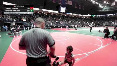 50 lbs Champ. Round 1 - Weston Harless, GOW1 vs Henry Praznik, UPA1