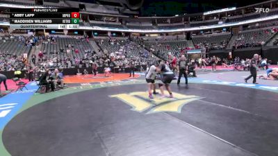 G235-5A Quarterfinal - Maddisen Williams, Vista Ridge Girls vs Abby Lapp, Arapahoe Girls