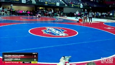 4A-157 lbs Quarterfinal - Holden McCullough, Northwest Whitfield High vs Badesire Lubala, Stephenson