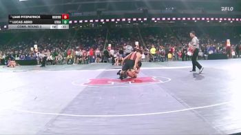 D1-144 lbs Cons. Round 3 - Lucas Abro, Utica vs Liam Fitzpatrick, Rockford