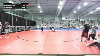 138 lbs Rr Rnd 3 - Kowen Peoctor, 84 Athletes Black vs Tyler Oden, Triumph Black